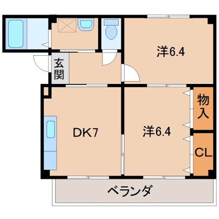 メゾンモーチの物件間取画像